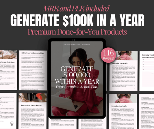 Generate $100K in a Year - Zen Digital Vibe