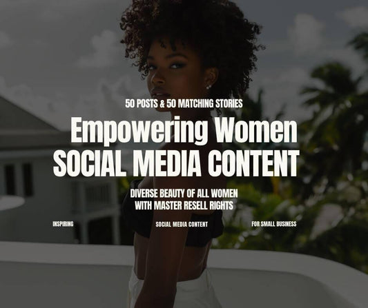 Empowering Women Social Media Content – 50 Instagram Posts & Stories - Zen Digital Vibe