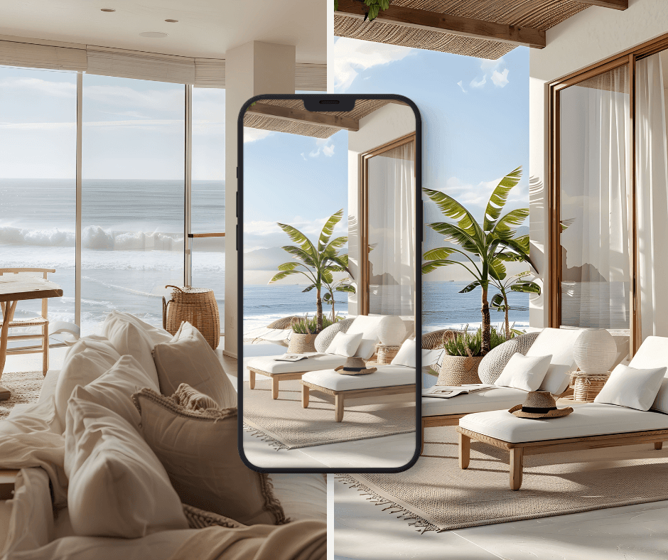 California Living Aesthetic – 100 AI-Generated Stock Images - Zen Digital Vibe