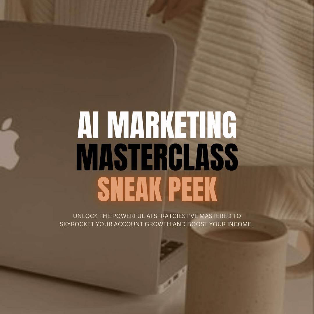 AI Marketing Masterclass Sneak Peek - Zen Digital Vibe