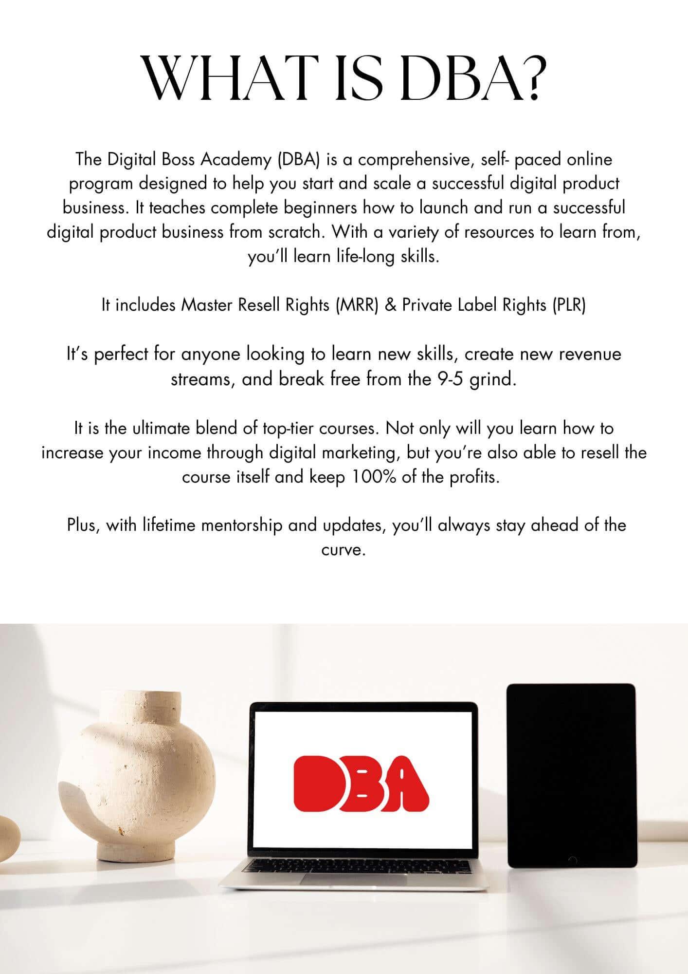 Digital Boss Academy - DBA - Zen Digital Vibe