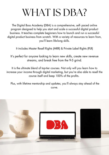 Digital Boss Academy - DBA - Zen Digital Vibe